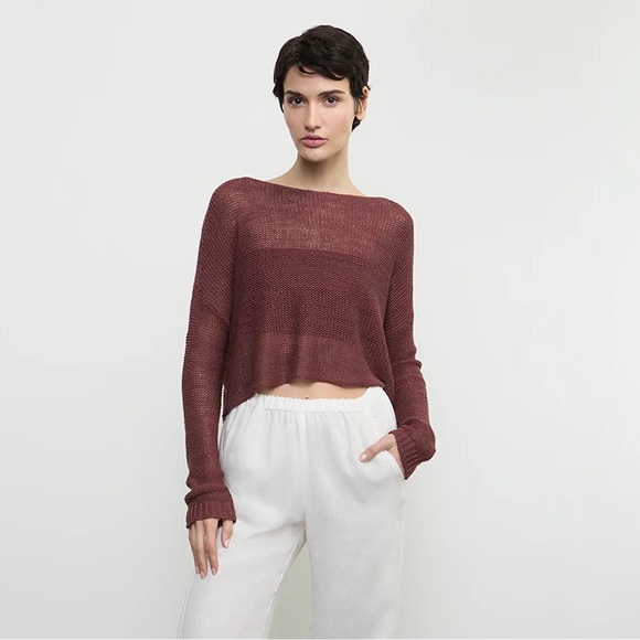 Enza Costa Sweaters - ENZA COSTA - 100% LINEN SWEATER